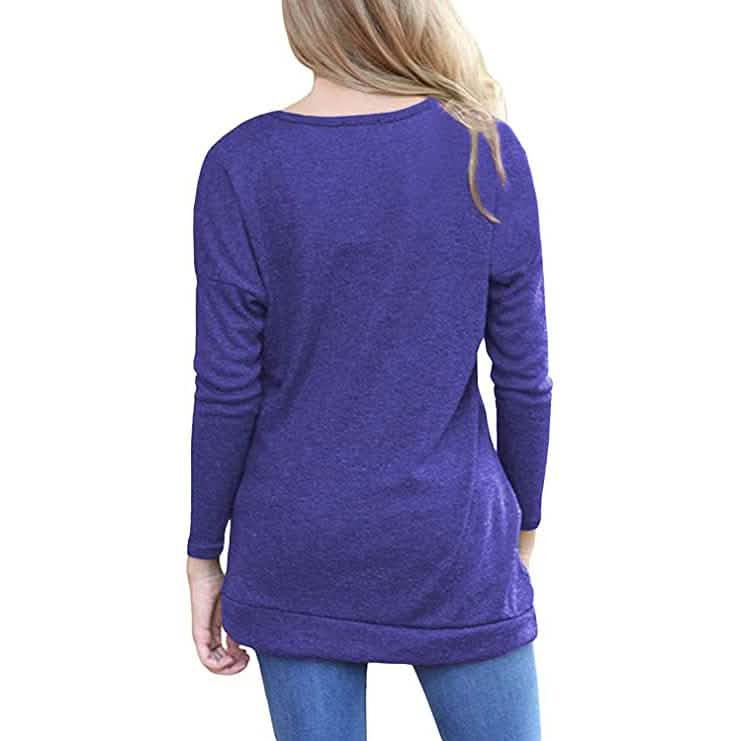 Women's Casual Long Sleeve Tunic Tops DailySale