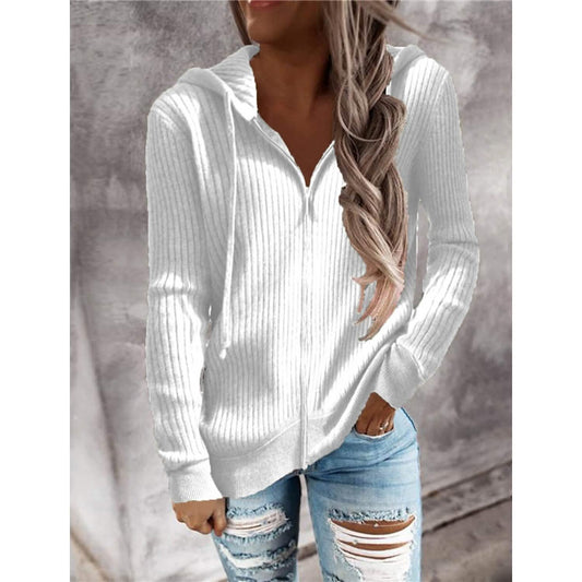 Women's Casual Zip Hoodied Jacket DailySale