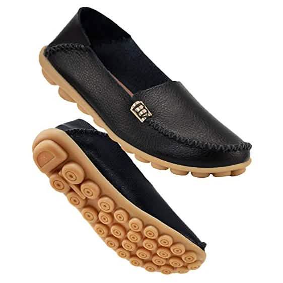 Women's Comfortable Leather Loafers DailySale