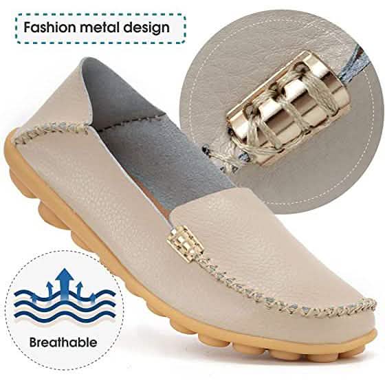 Women's Comfortable Leather Loafers DailySale