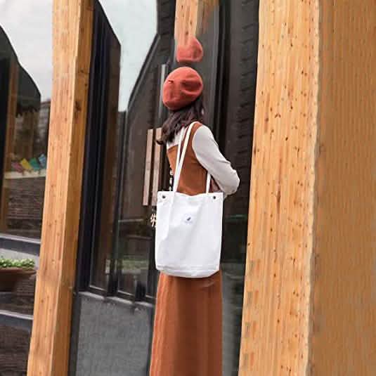 Women's Corduroy Shoulder Tote Bag DailySale