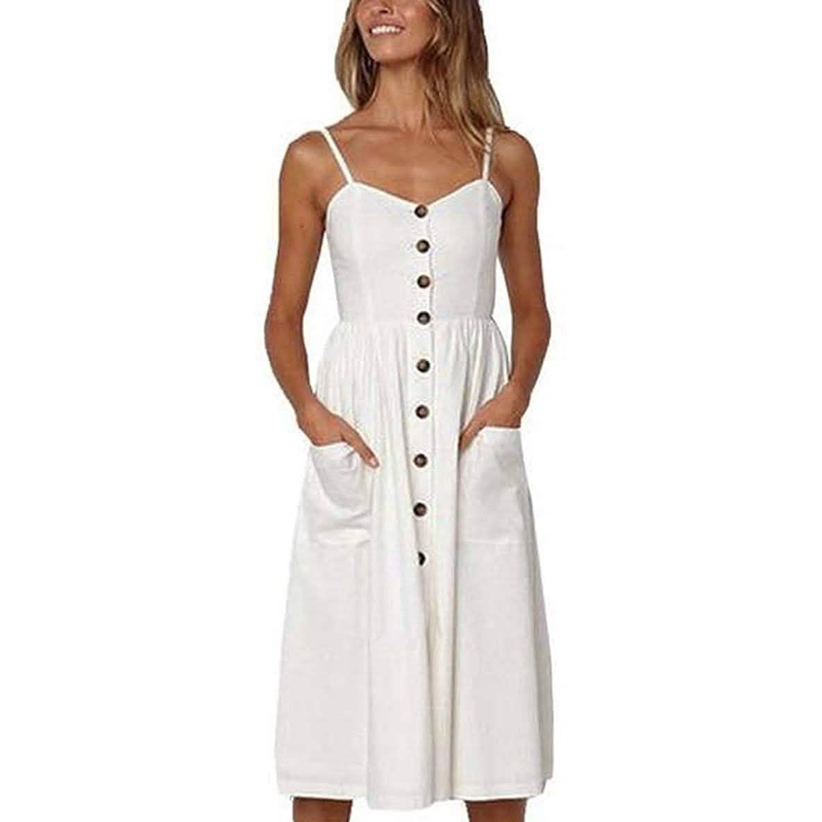 Women's Dresses Summer Casual Spaghetti Strap DailySale