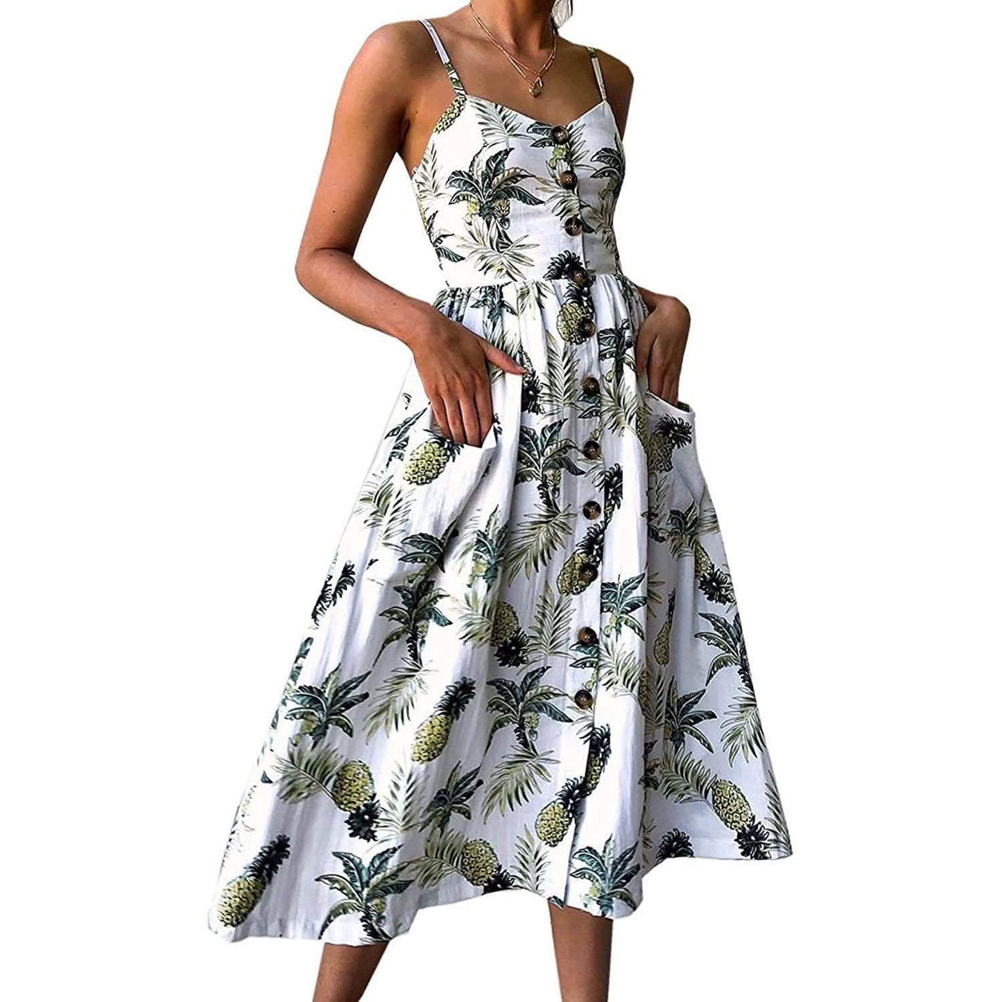 Women's Dresses Summer Casual Spaghetti Strap DailySale