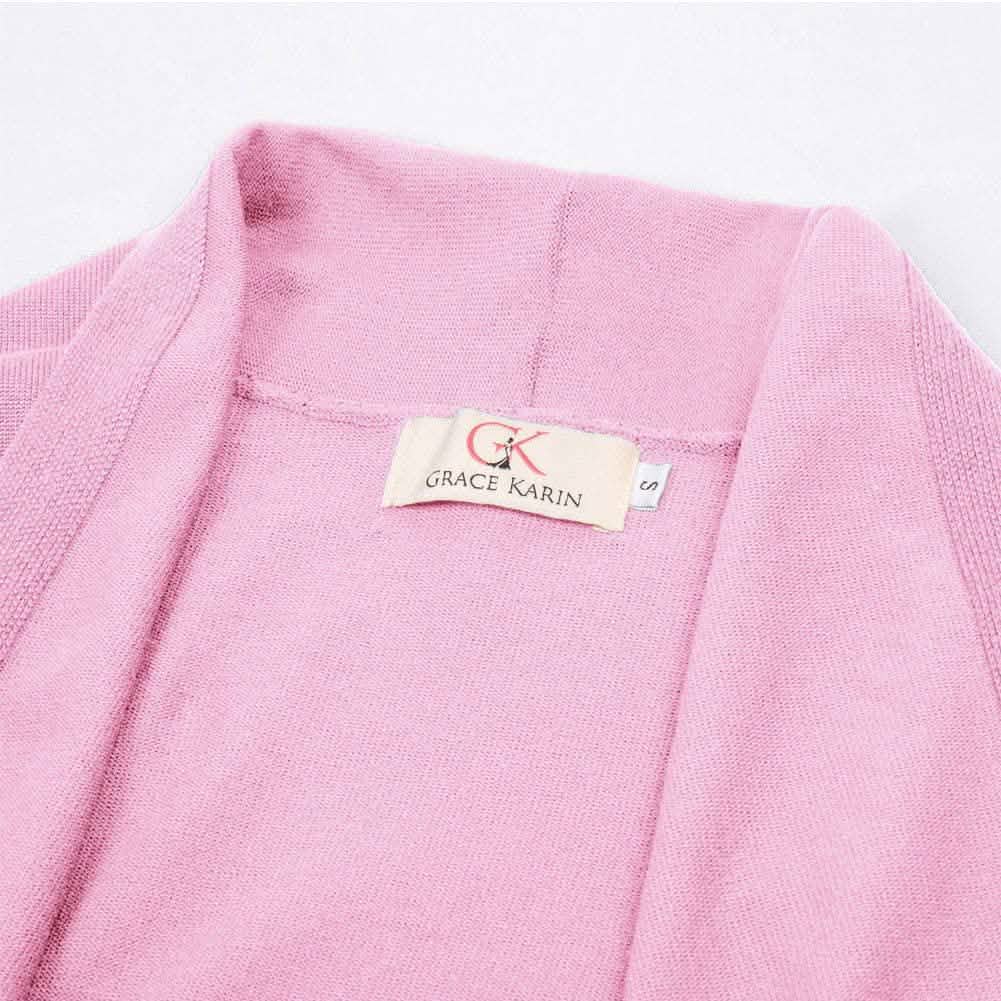 Women's Essential Solid Open Front Long Knited Cardigan Sweater DailySale