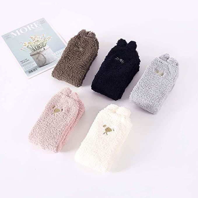 Women's Fuzzy Winter Socks DailySale
