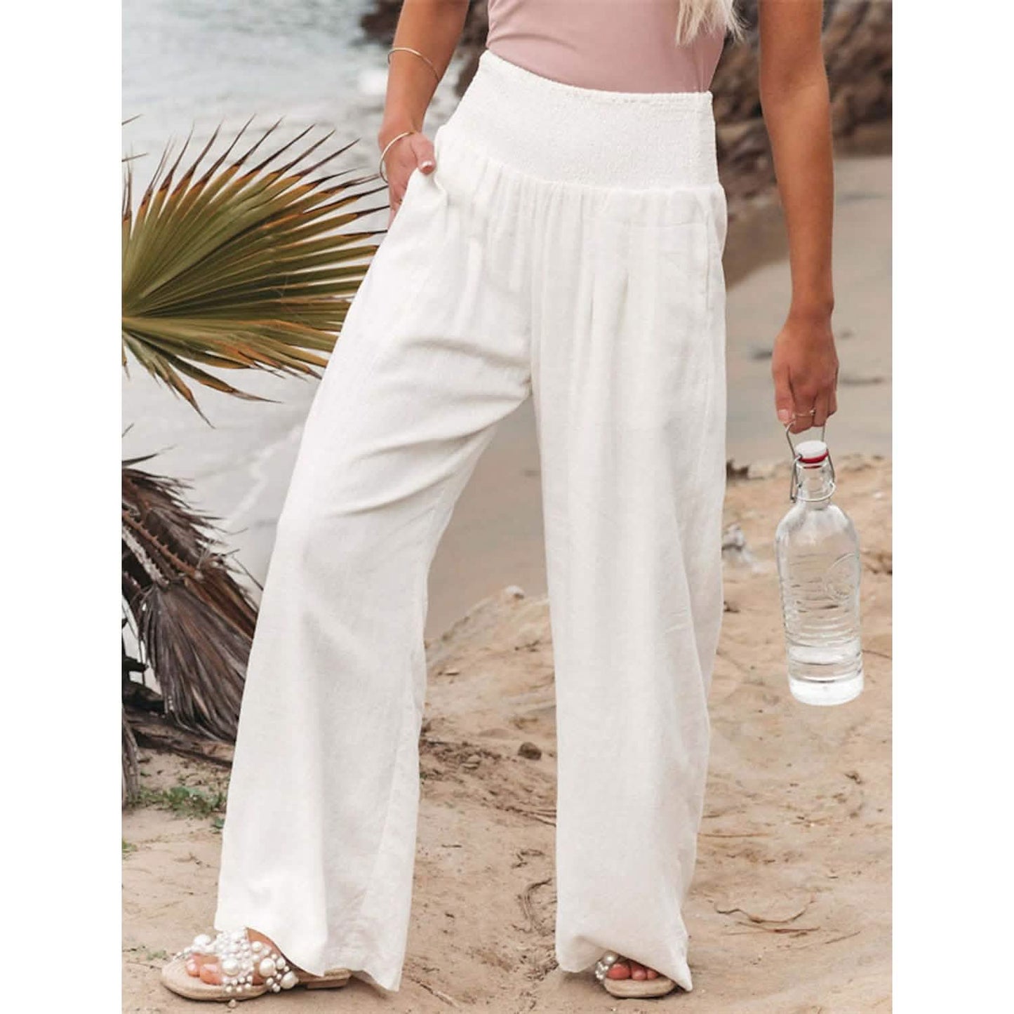 Women's High Waist Loose Wide Leg Pants DailySale