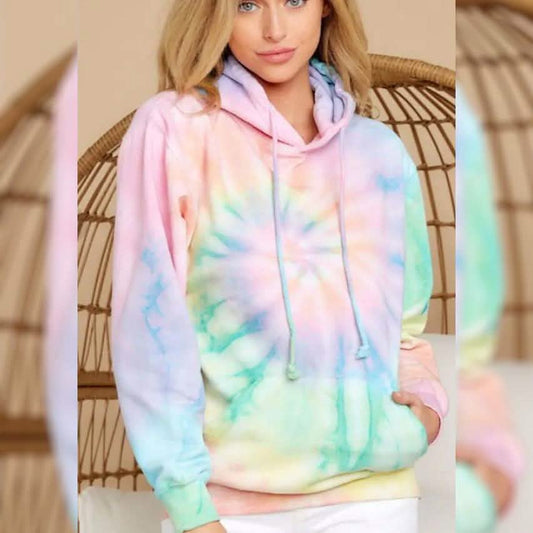 Women's Hoodie Pullover Tie Dye Hoodies DailySale