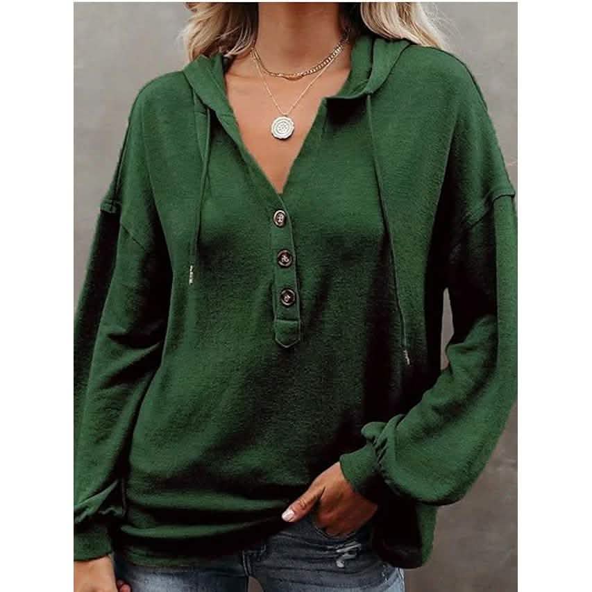 Women's Hoodie Sweatshirt Solid Color DailySale