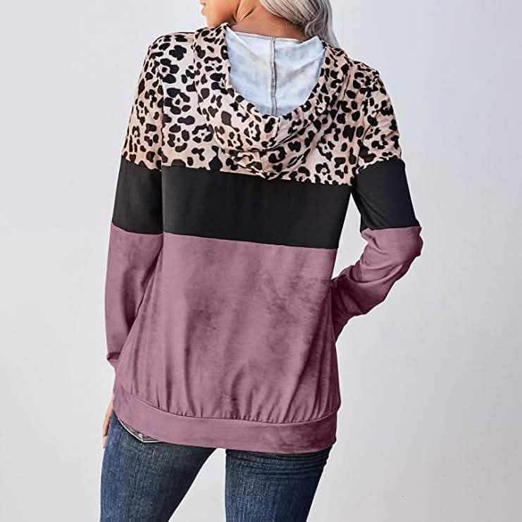 Women's Hoodie Sweatshirts Casual Animal Print DailySale