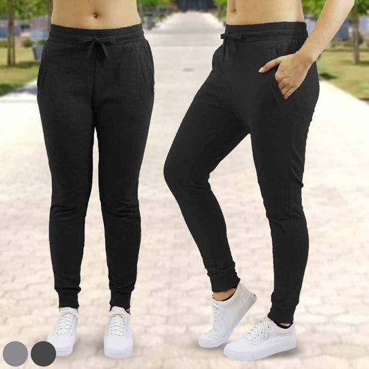Women's Jogger Sweatpants French Terry Skinny-Fit - Assorted Pack Sizes DailySale