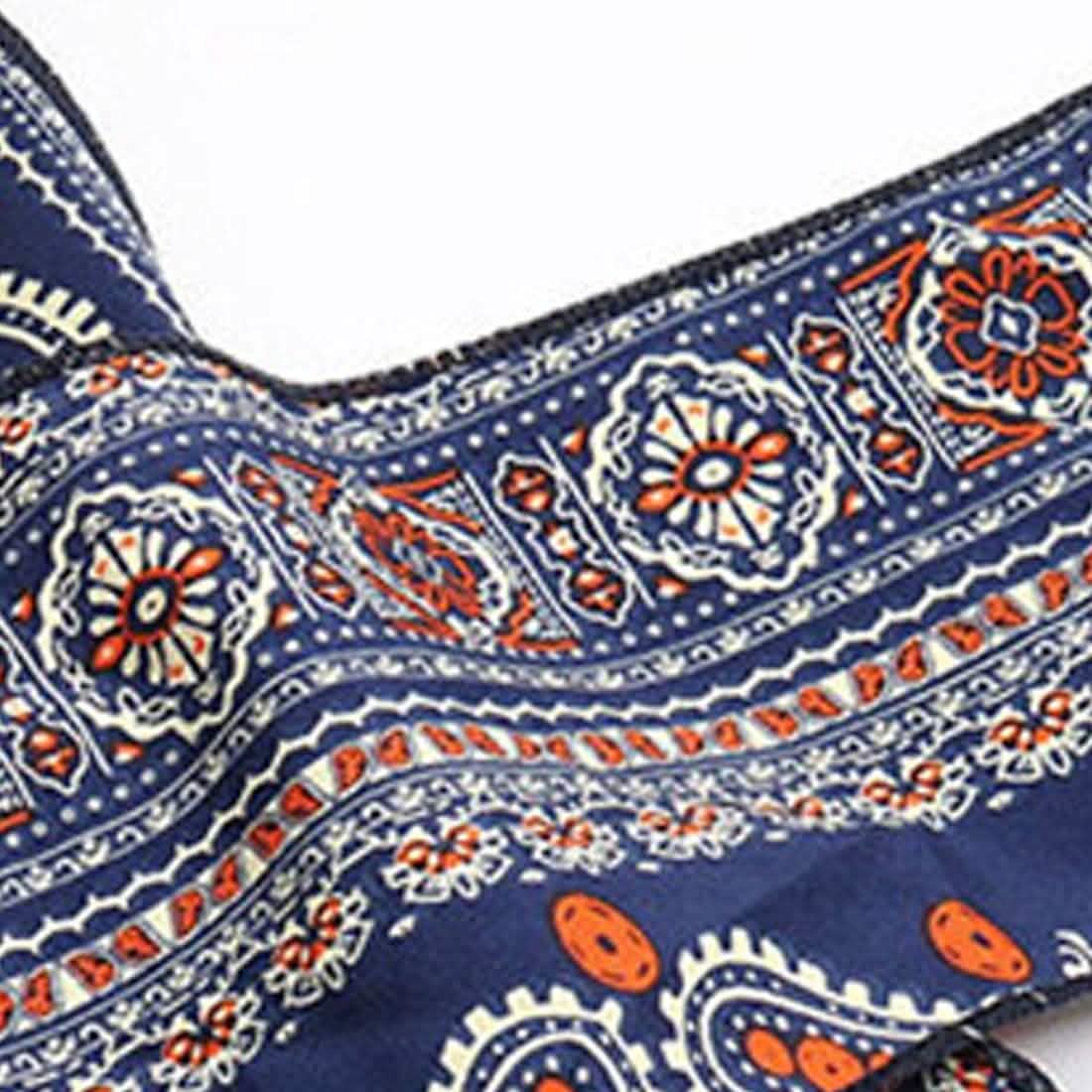 Women's Jumpsuit Pocket Print Geometric Square DailySale