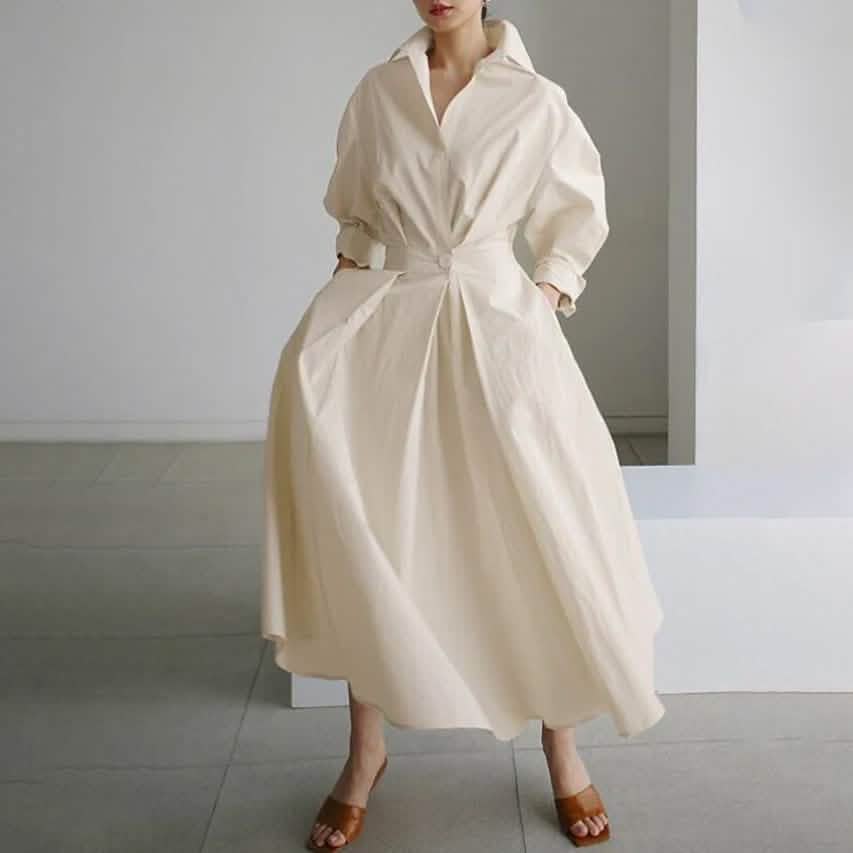 Women's Long Linen Dress Shirt DailySale