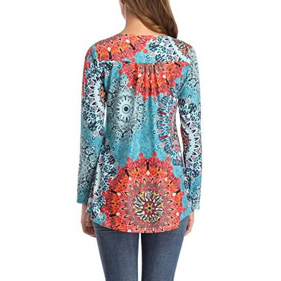 Women's Long Sleeve Flare Tunic Tops DailySale