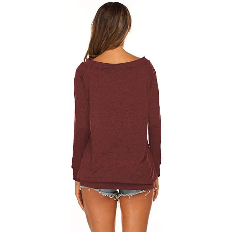 Women's Long Sleeve Off Shoulder Top DailySale