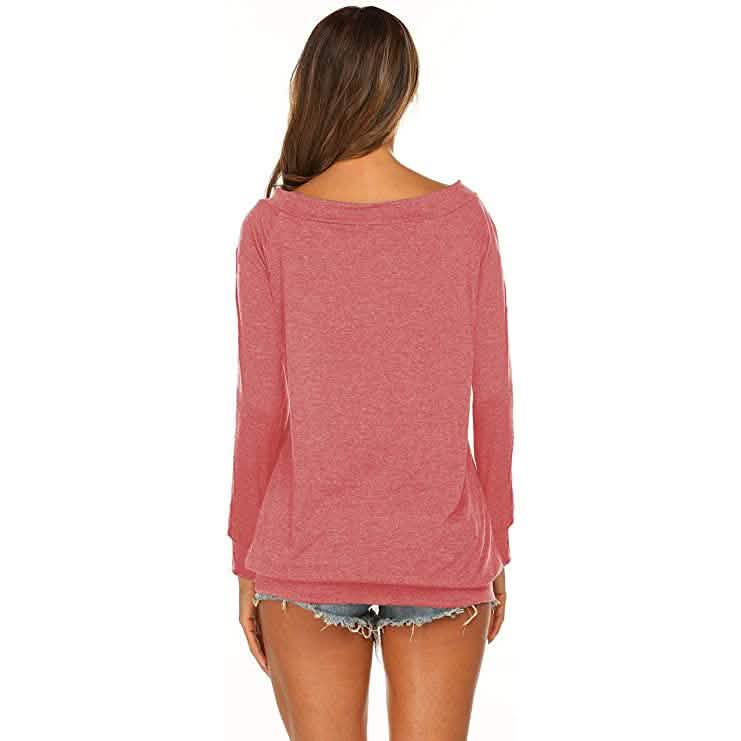 Women's Long Sleeve Off Shoulder Top DailySale