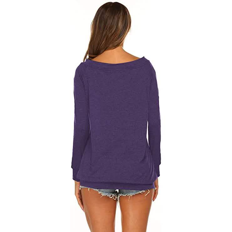 Women's Long Sleeve Off Shoulder Top DailySale