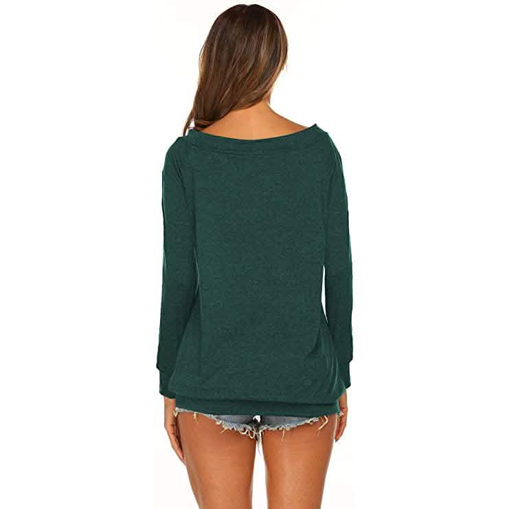 Women's Long Sleeve Off Shoulder Top DailySale