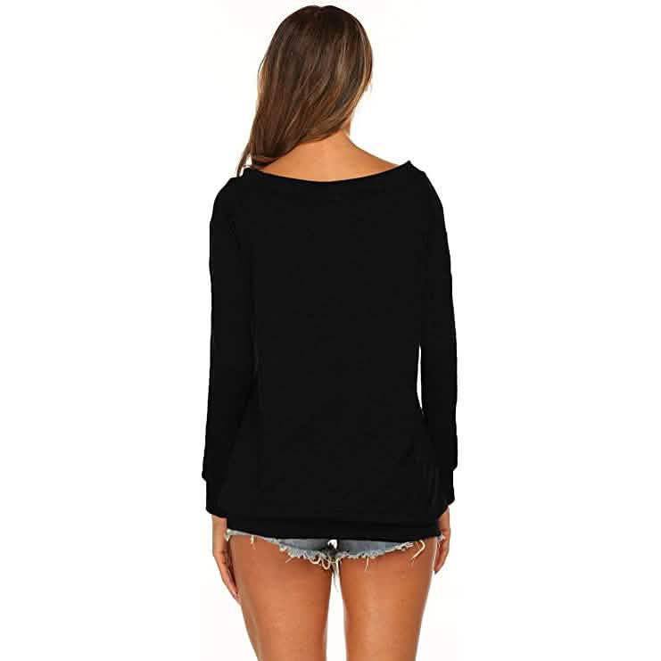 Women's Long Sleeve Off Shoulder Top DailySale