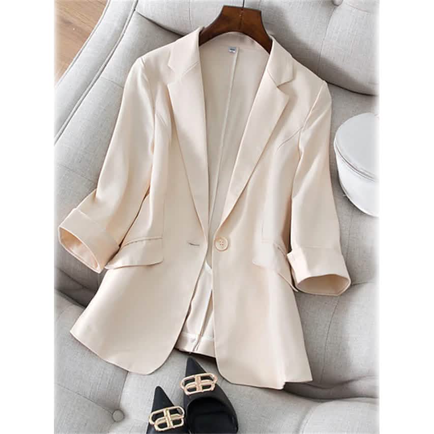 Women's Long Sleeve Pocket Casual Blazer DailySale