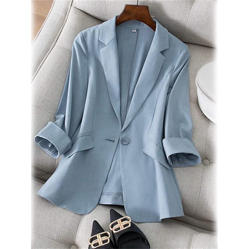 Women's Long Sleeve Pocket Casual Blazer DailySale