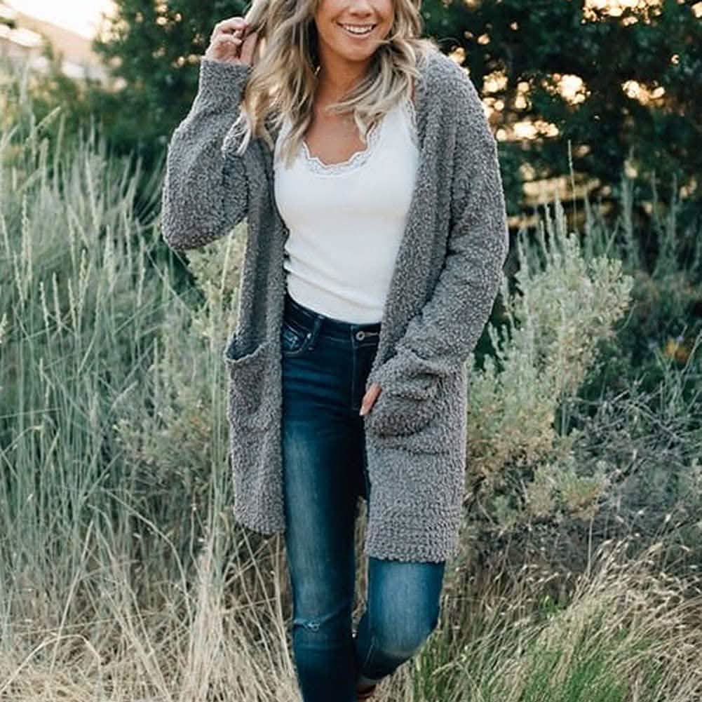 Women's Long-Sleeved Soft Chunky Knitted Sweater DailySale
