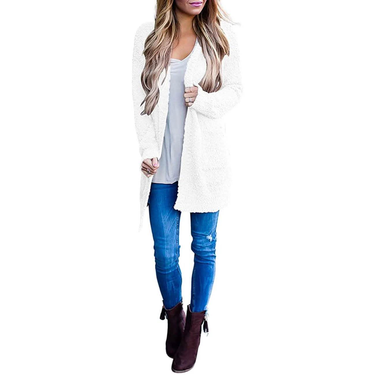 Women's Long-Sleeved Soft Chunky Knitted Sweater DailySale