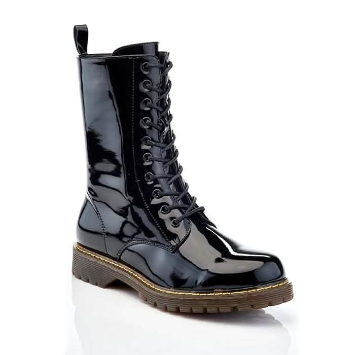 Women's Mid-Calf Classic Marten-Style Combat Boots - Assorted Styles DailySale