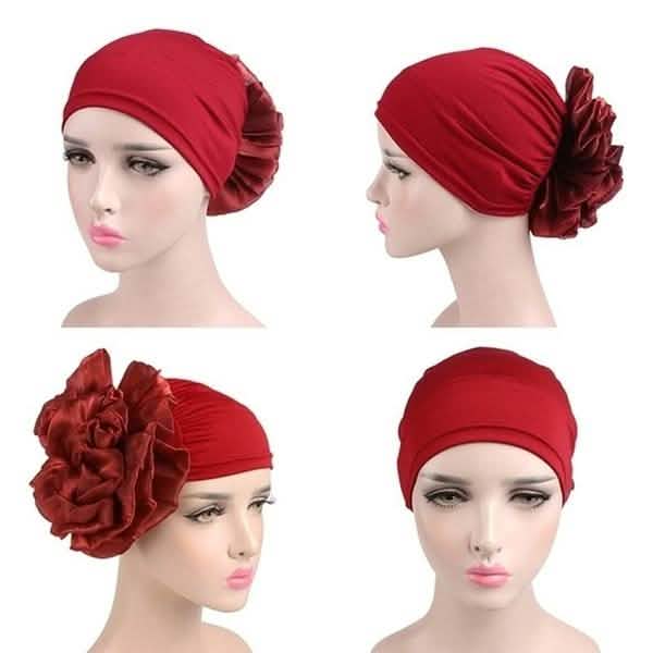 Women's Milk Silk Flower Turban DailySale