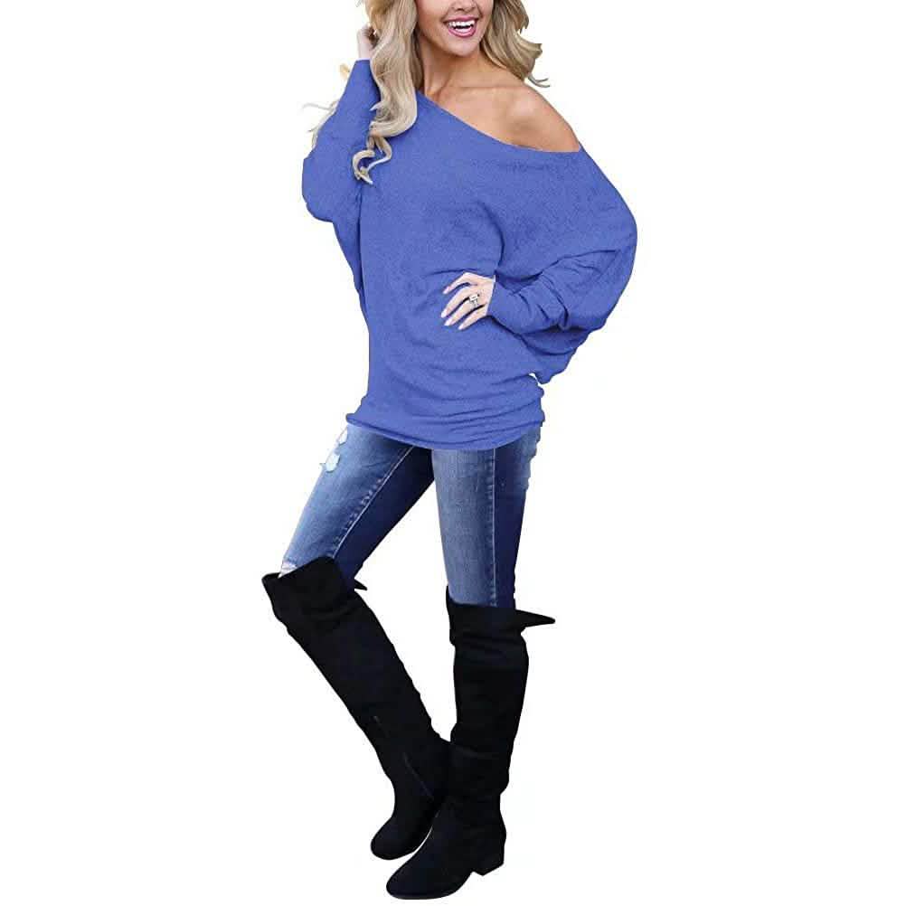 Women's Off-Shoulder Long-Sleeved Top DailySale