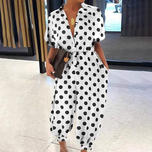 Women's Ordinary Deep V Jumpsuit DailySale