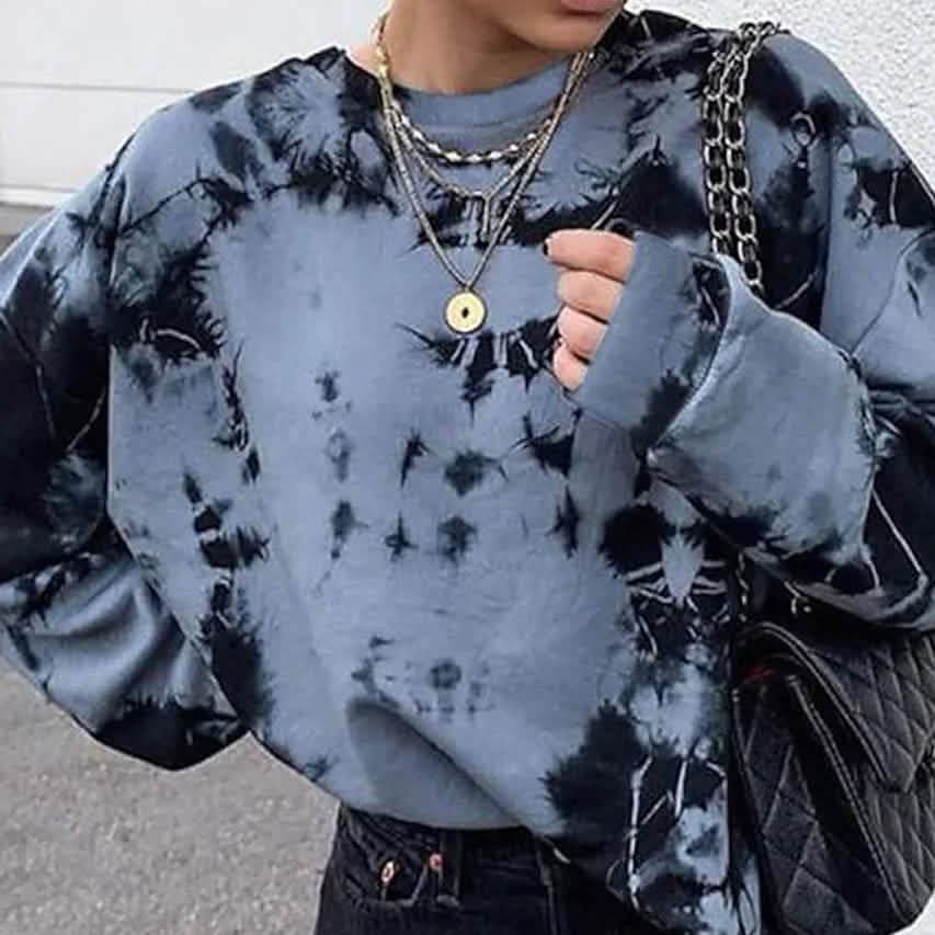 Women's Oversized Hoodie Sweatshirt Tie Dye DailySale