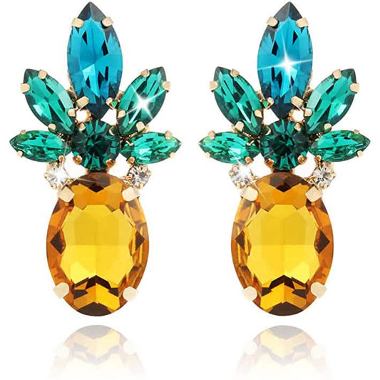 Women's Pineapple Earrings DailySale