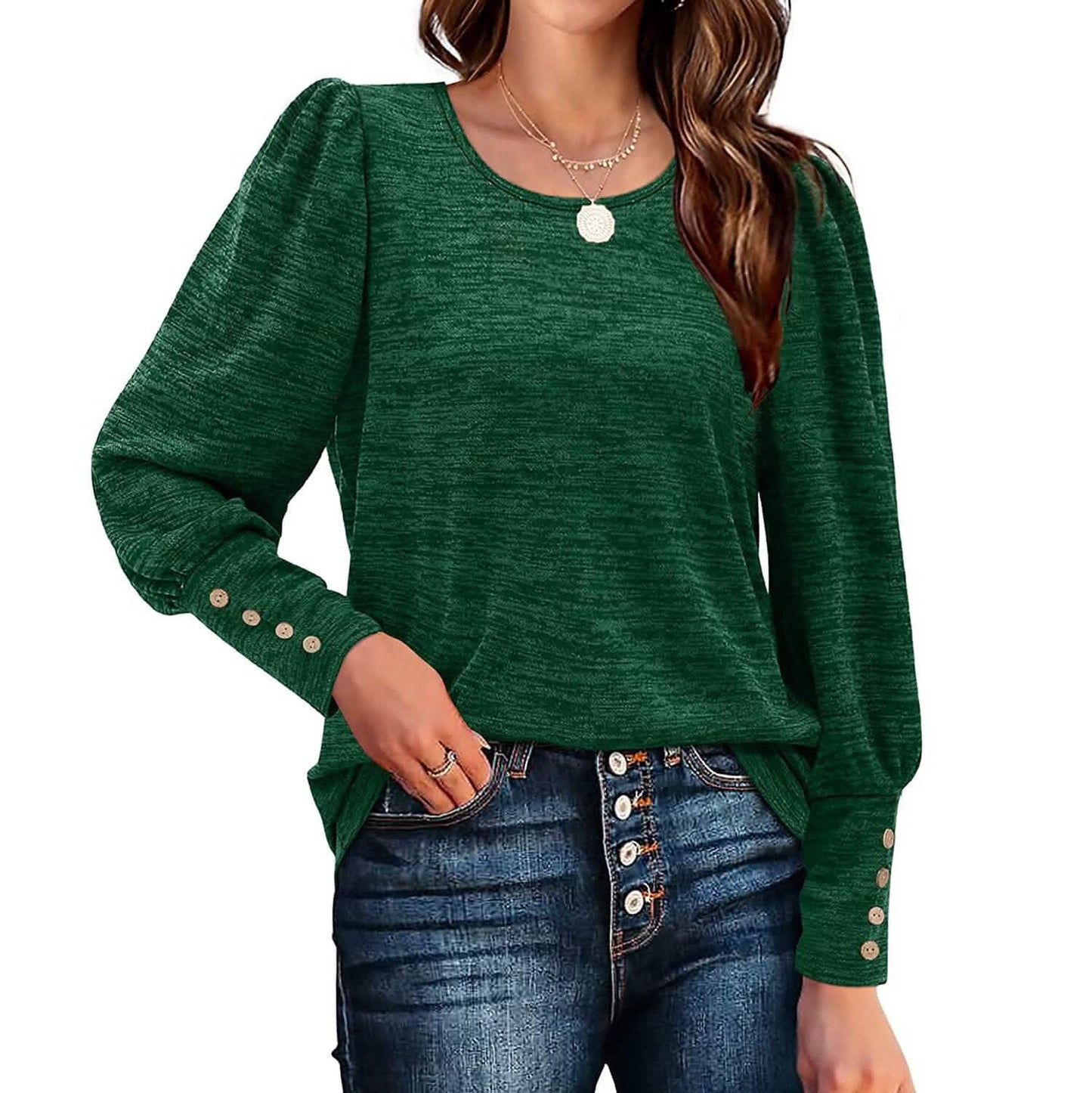 Women's Puff Sleeve Tops DailySale