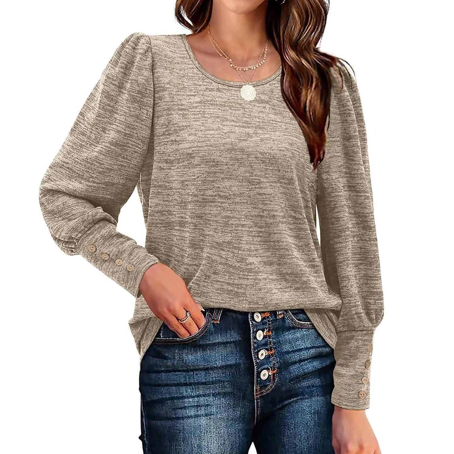 Women's Puff Sleeve Tops DailySale