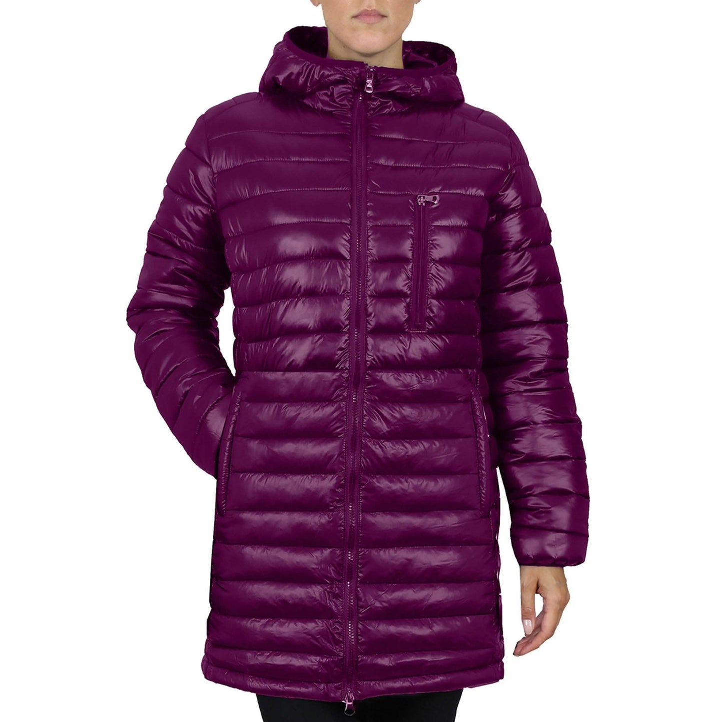 Women's Puffer Bubble Jacket With Non-Detachable Hood DailySale