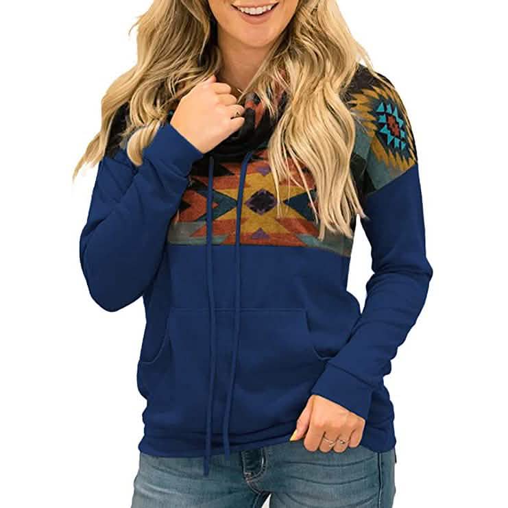 Women's Quarter Zip Color Block Pullover Sweatshirt DailySale