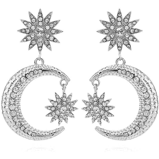 Women's Rhinestone Punk Earrings DailySale
