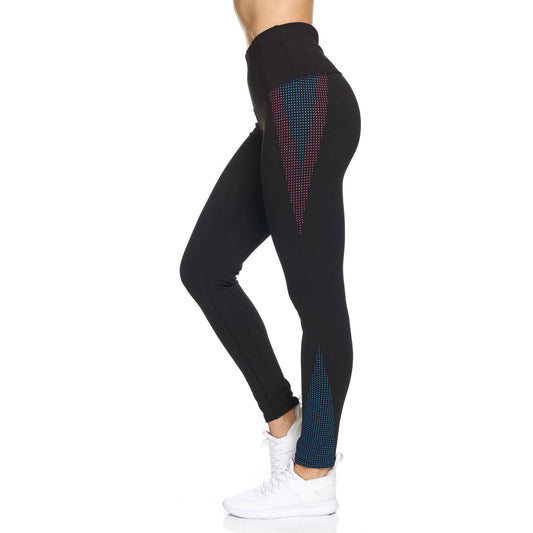 Women's Rubber Dotted High Waist Full Length Legging DailySale