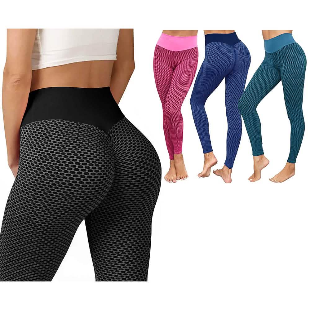 Women's Ruched High-Waist Butt Lifting Leggings DailySale