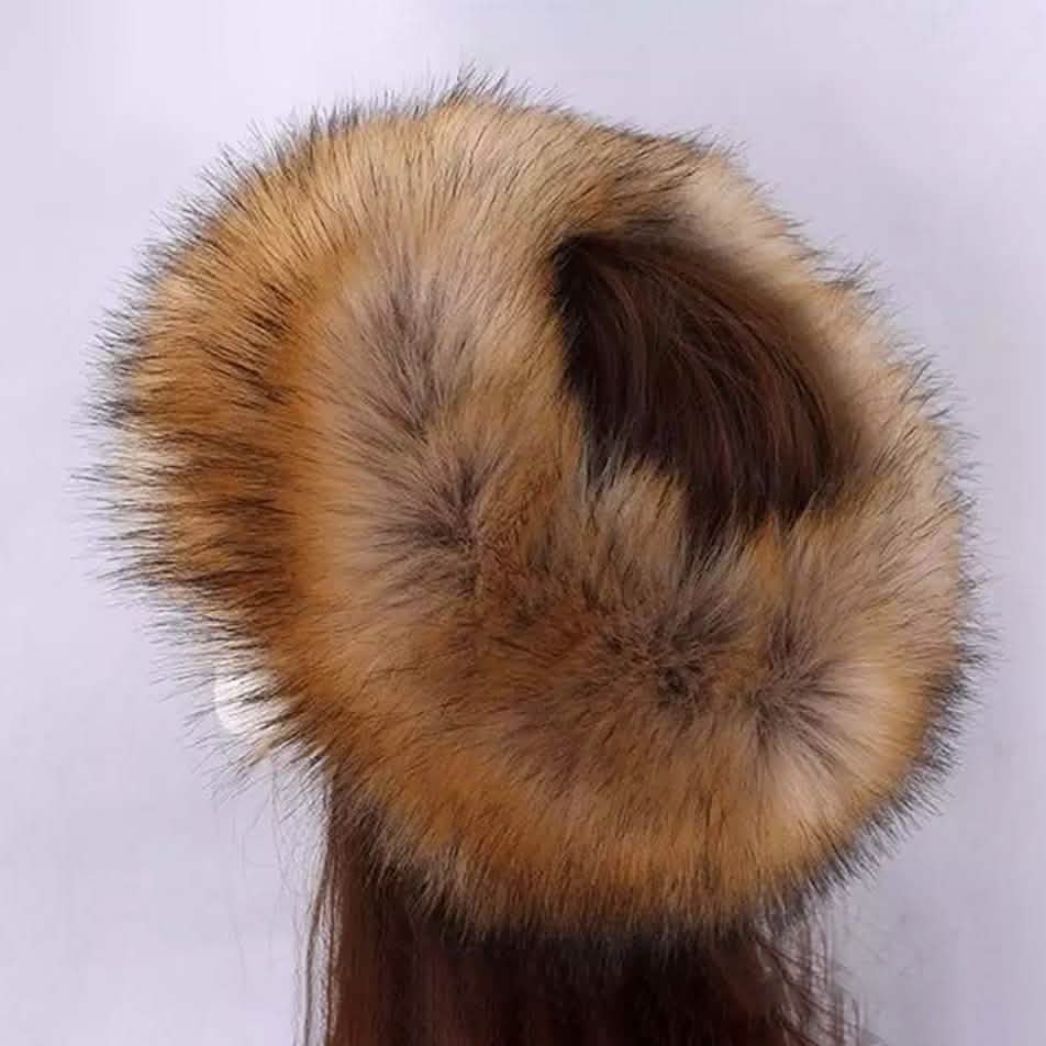 Women's Russian Faux Fluffy Fox Fur Hat DailySale