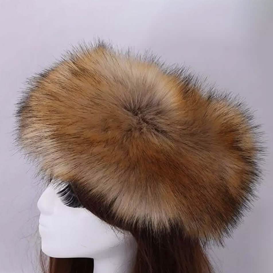 Women's Russian Faux Fluffy Fox Fur Hat DailySale