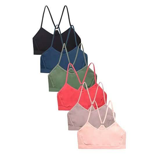 Women's Seamless Mesh Racerback Bralette Sports Bras DailySale