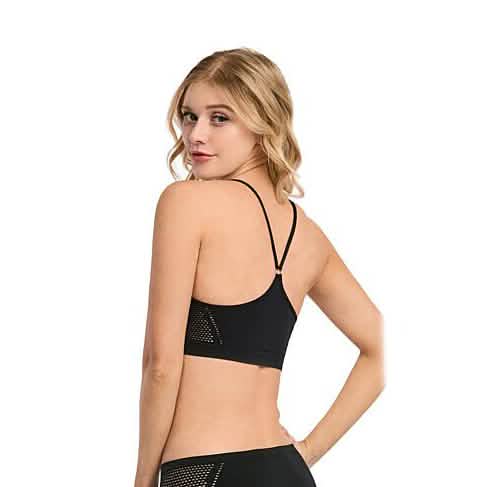 Women's Seamless Mesh Racerback Bralette Sports Bras DailySale