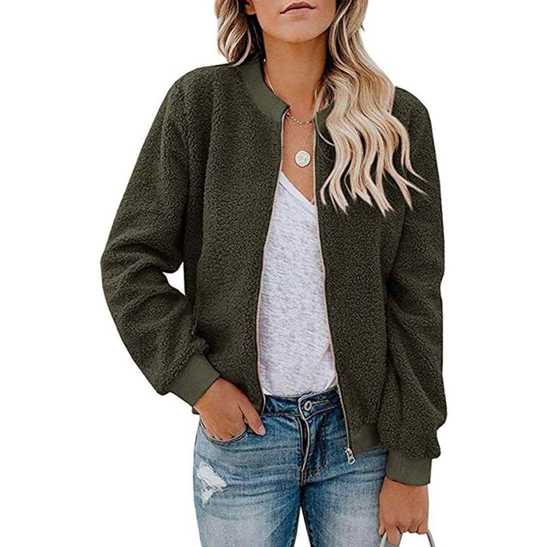 Women's Sherpa Fleece Jacket DailySale
