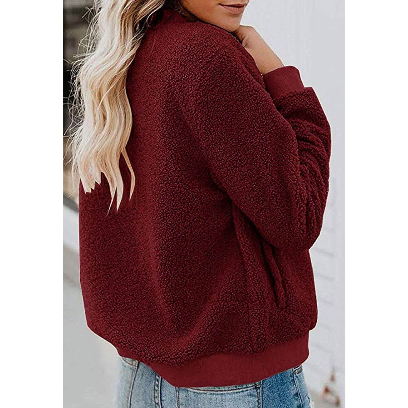 Women's Sherpa Fleece Jacket DailySale