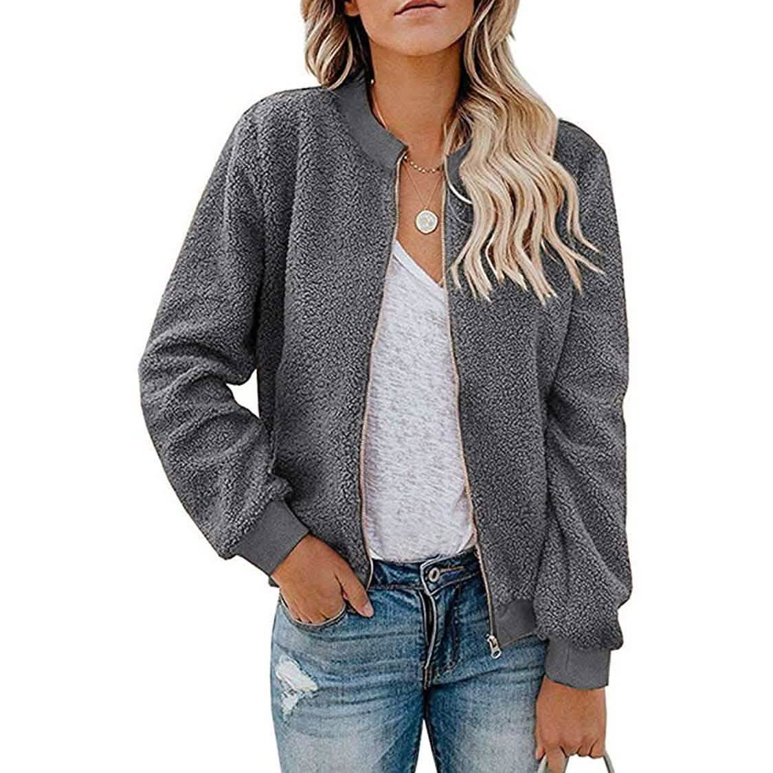 Women's Sherpa Fleece Jacket DailySale