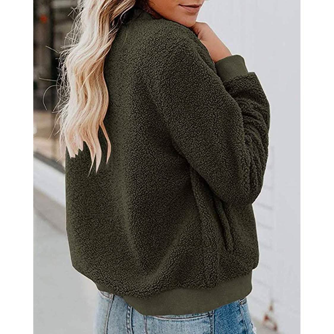 Women's Sherpa Fleece Jacket DailySale
