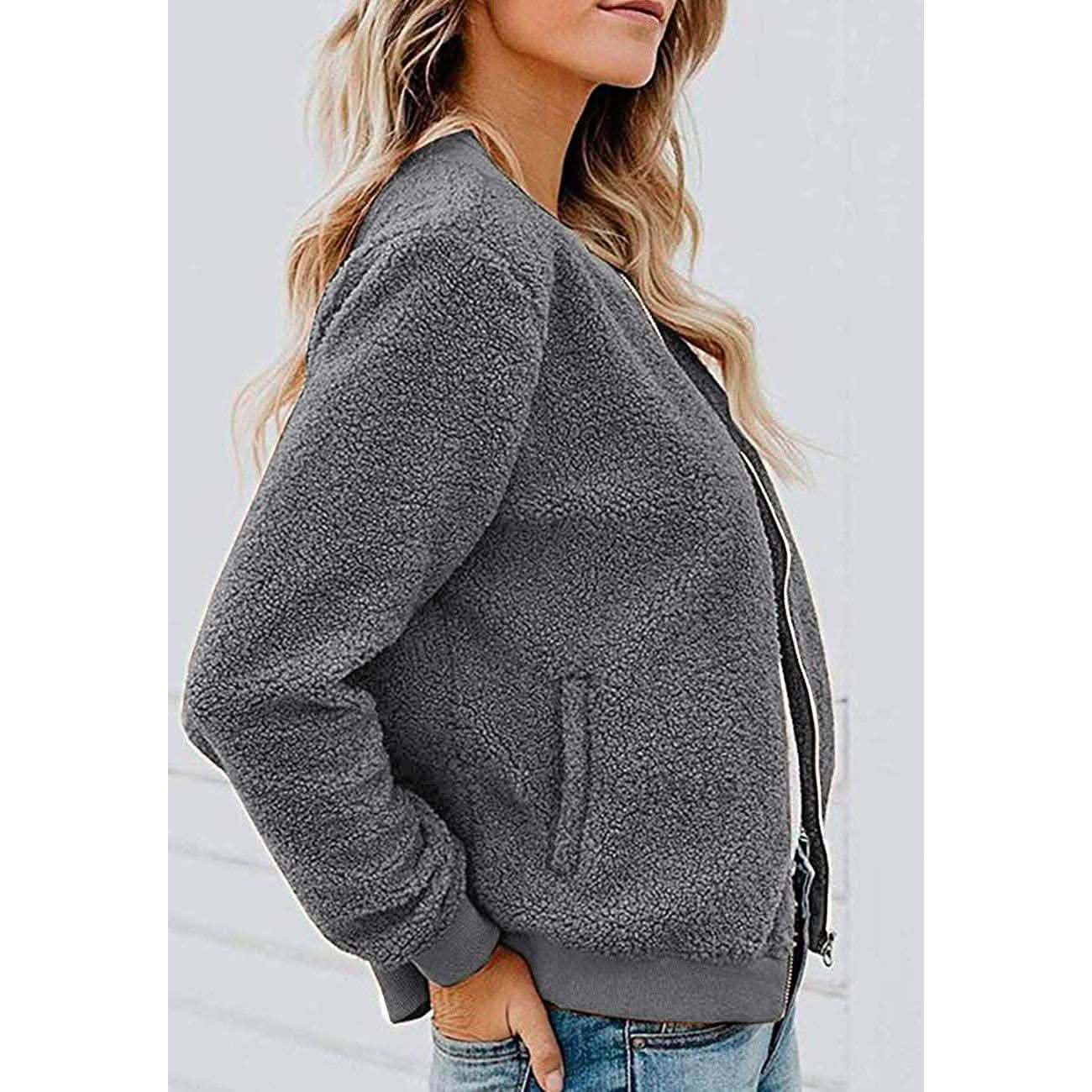 Women's Sherpa Fleece Jacket DailySale