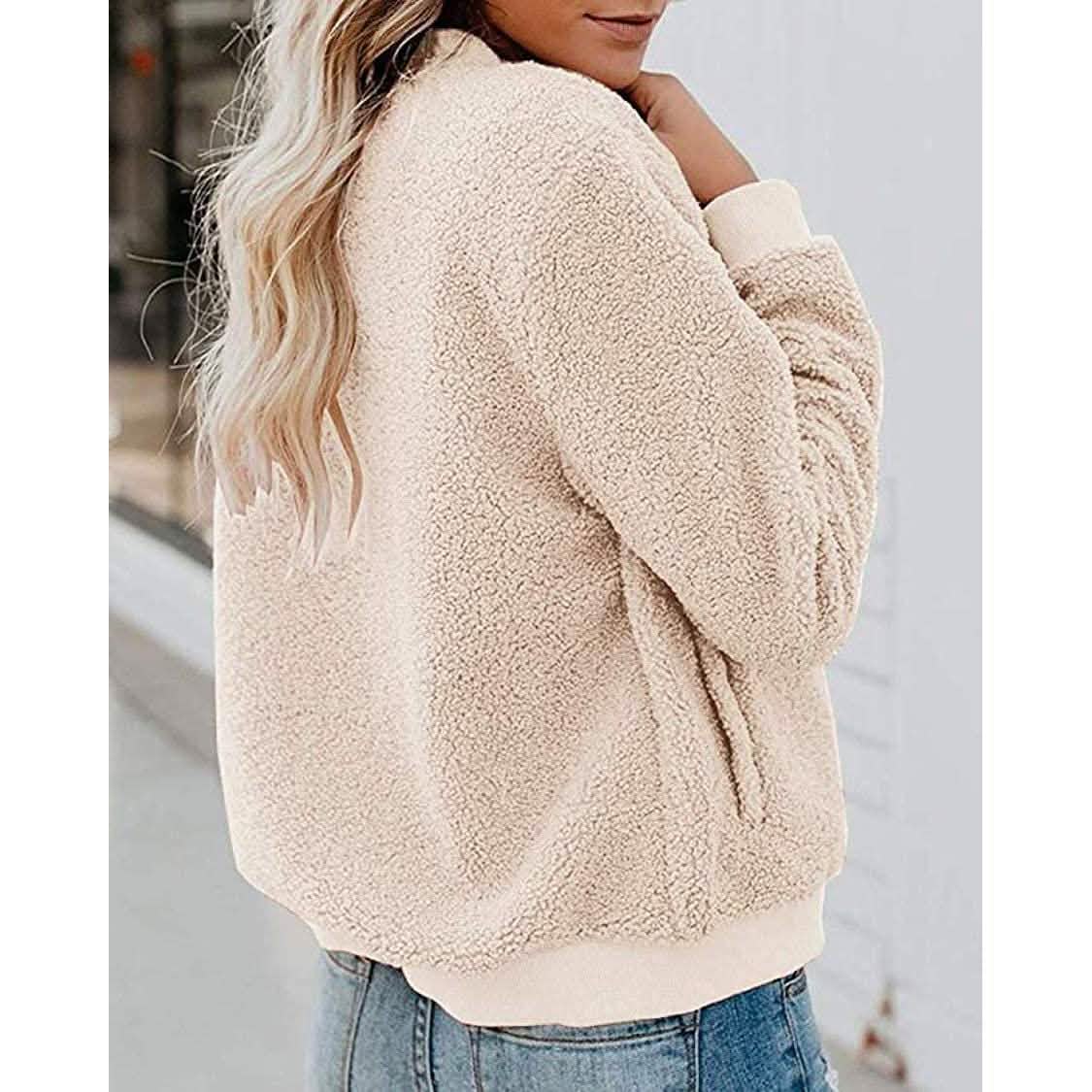 Women's Sherpa Fleece Jacket DailySale
