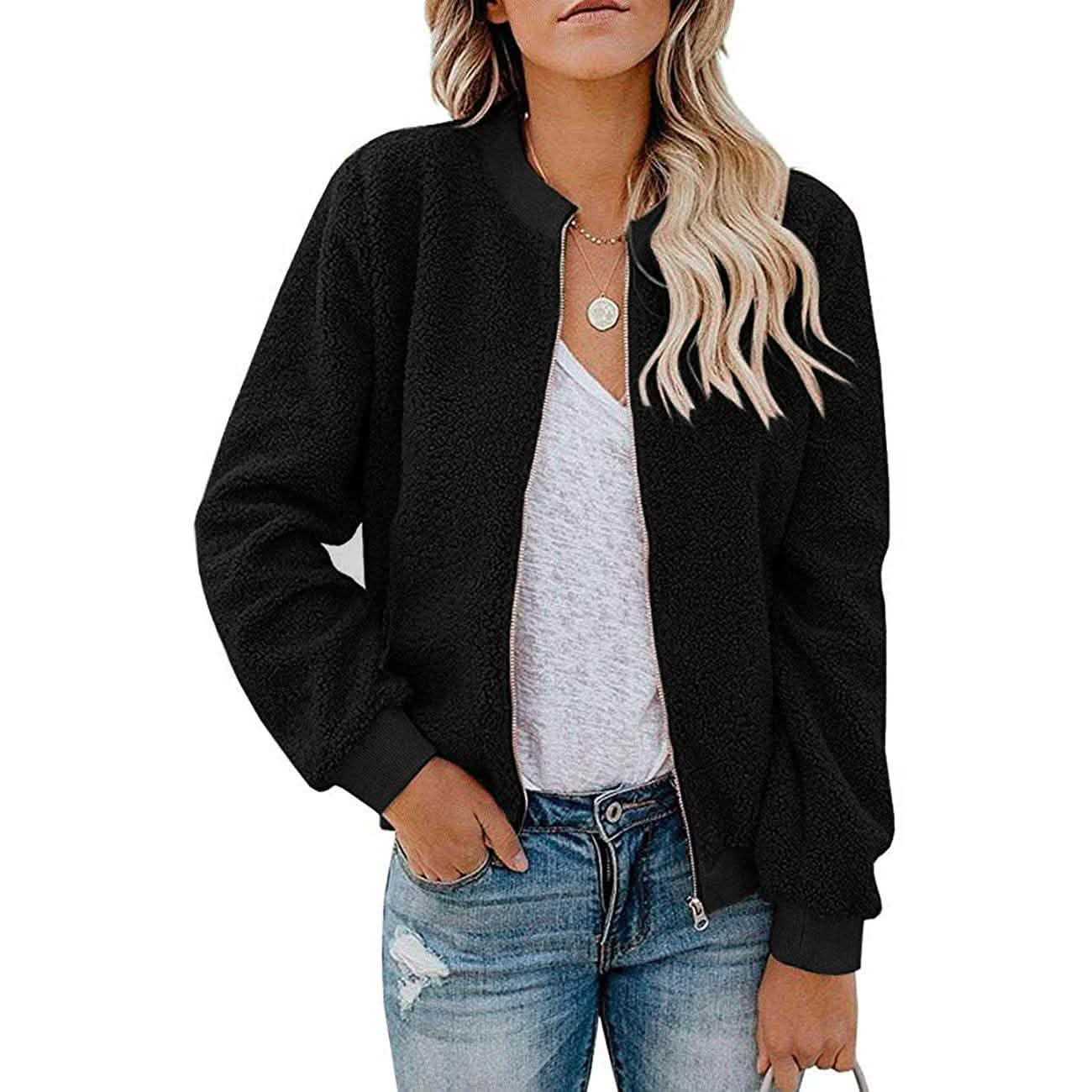 Women's Sherpa Fleece Jacket DailySale